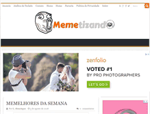 Tablet Screenshot of memetizando.com.br